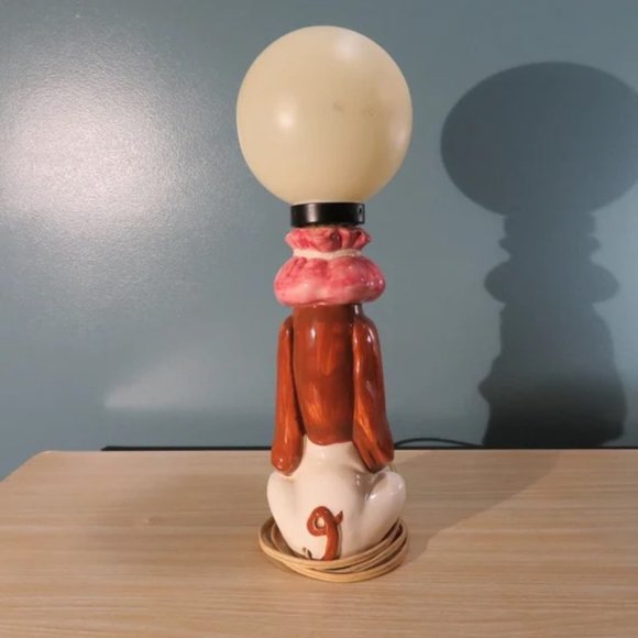 Vintage Dog Lamp "BAR IS OPEN" - Picture 2 of 10